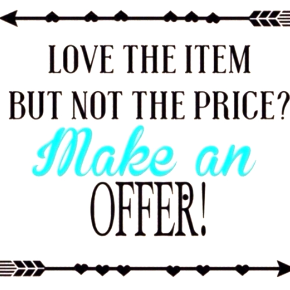 LOVE THE ITEM BUT NOT THE PRICE??? MAKE ME A REASONABLE OFFER OR TRY A BUNDLE!
